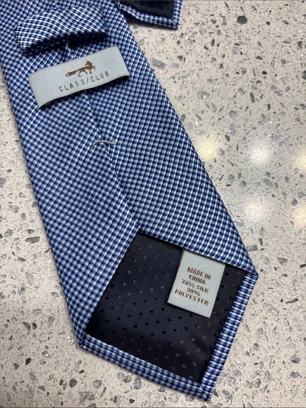 Class Club Blue Adjustable Kids Tie from Dillard’s